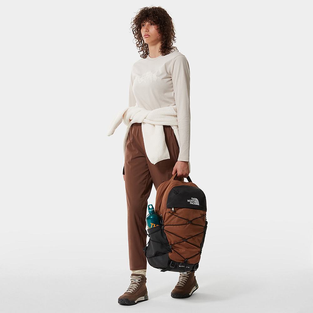 Tricko The North Face GRAPHIC LONG-SLEEVE Damske Strieborne Siva | ARG-354906