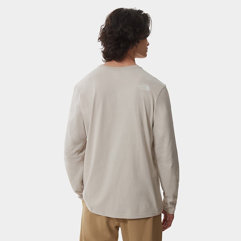 Tricko The North Face IMAGE IDEALS LONG-SLEEVE Panske Strieborne Siva | WXT-814537