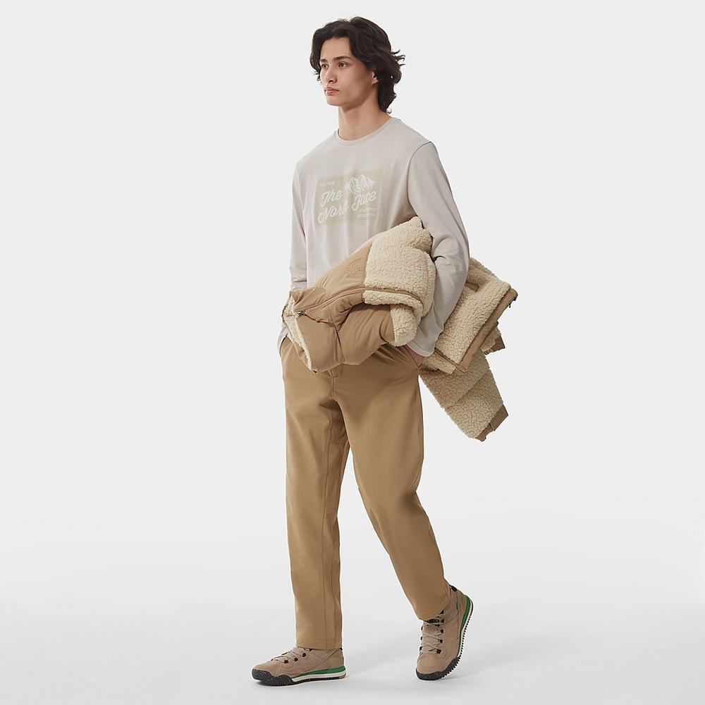 Tricko The North Face IMAGE IDEALS LONG-SLEEVE Panske Strieborne Siva | WXT-814537