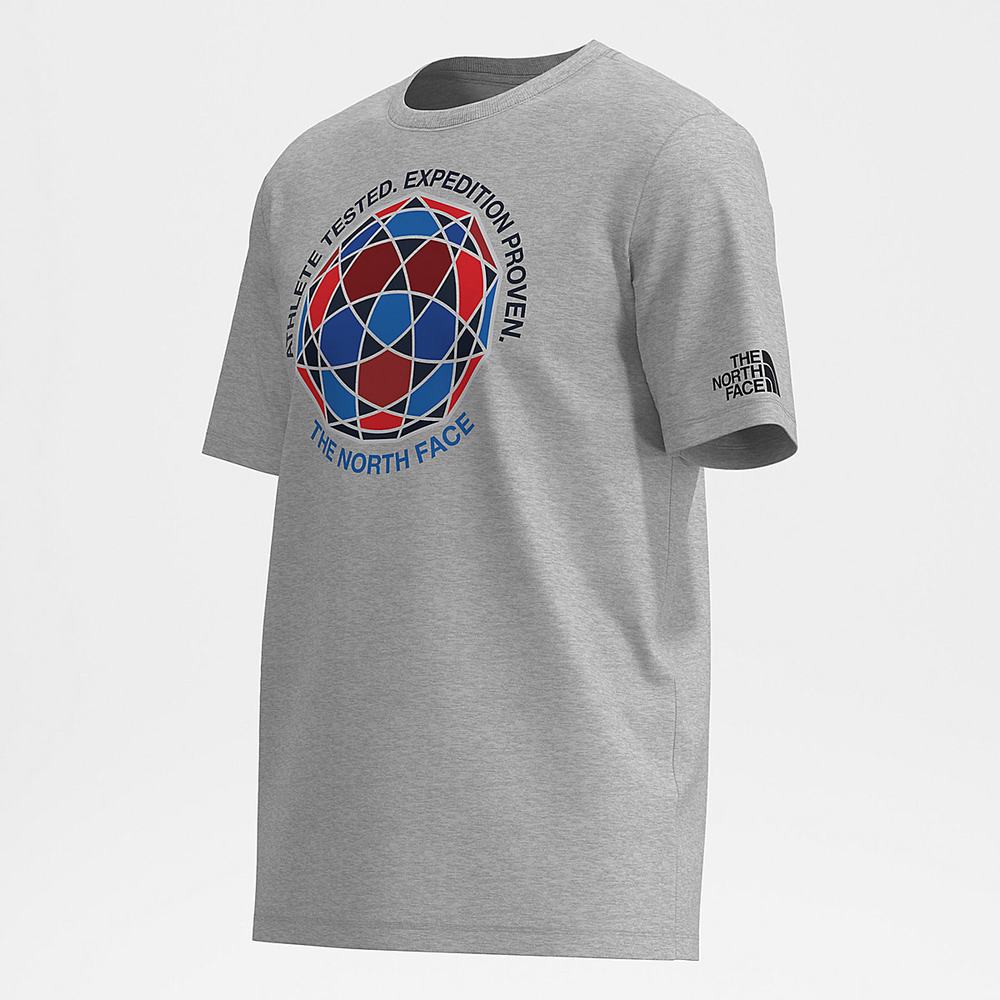 Tricko The North Face INTERNATIONAL COLLECTION Panske Svetlo Siva | JQT-069842