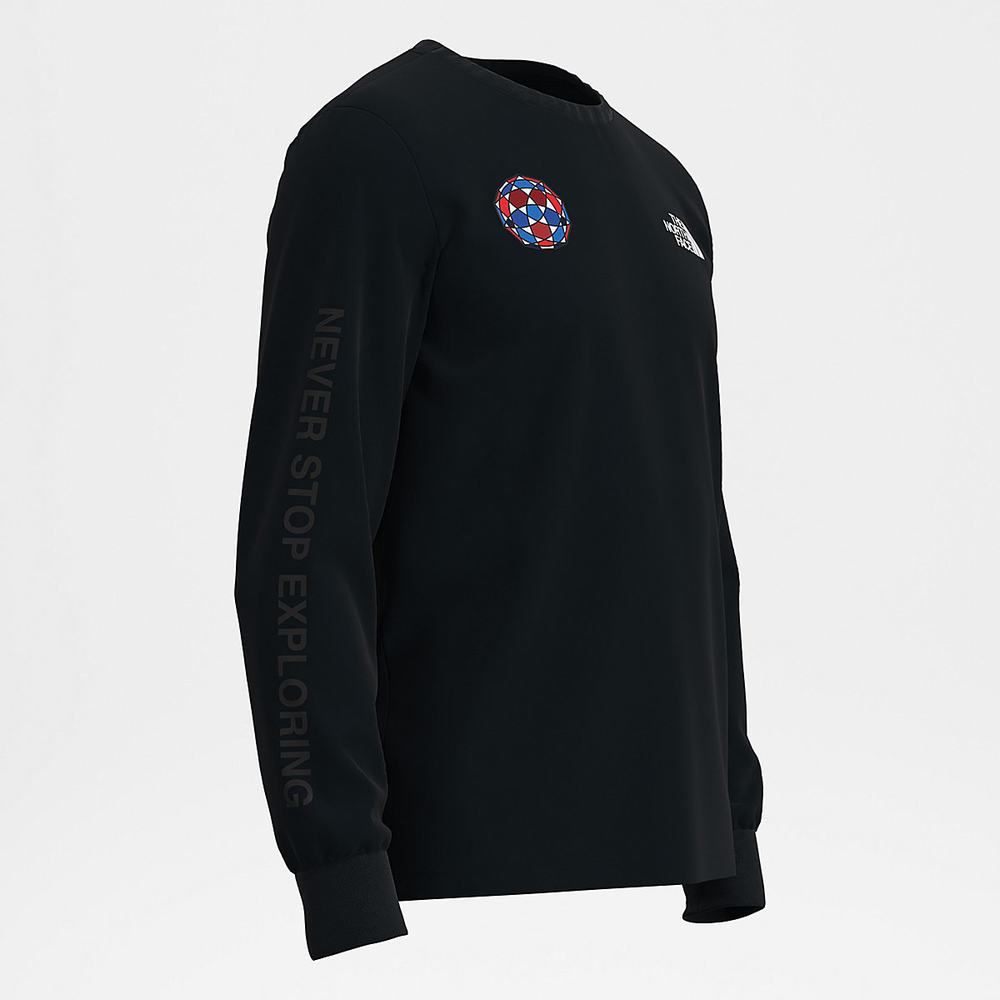 Tricko The North Face International Podkategória Long-Sleeve Panske Čierne | KCN-031954