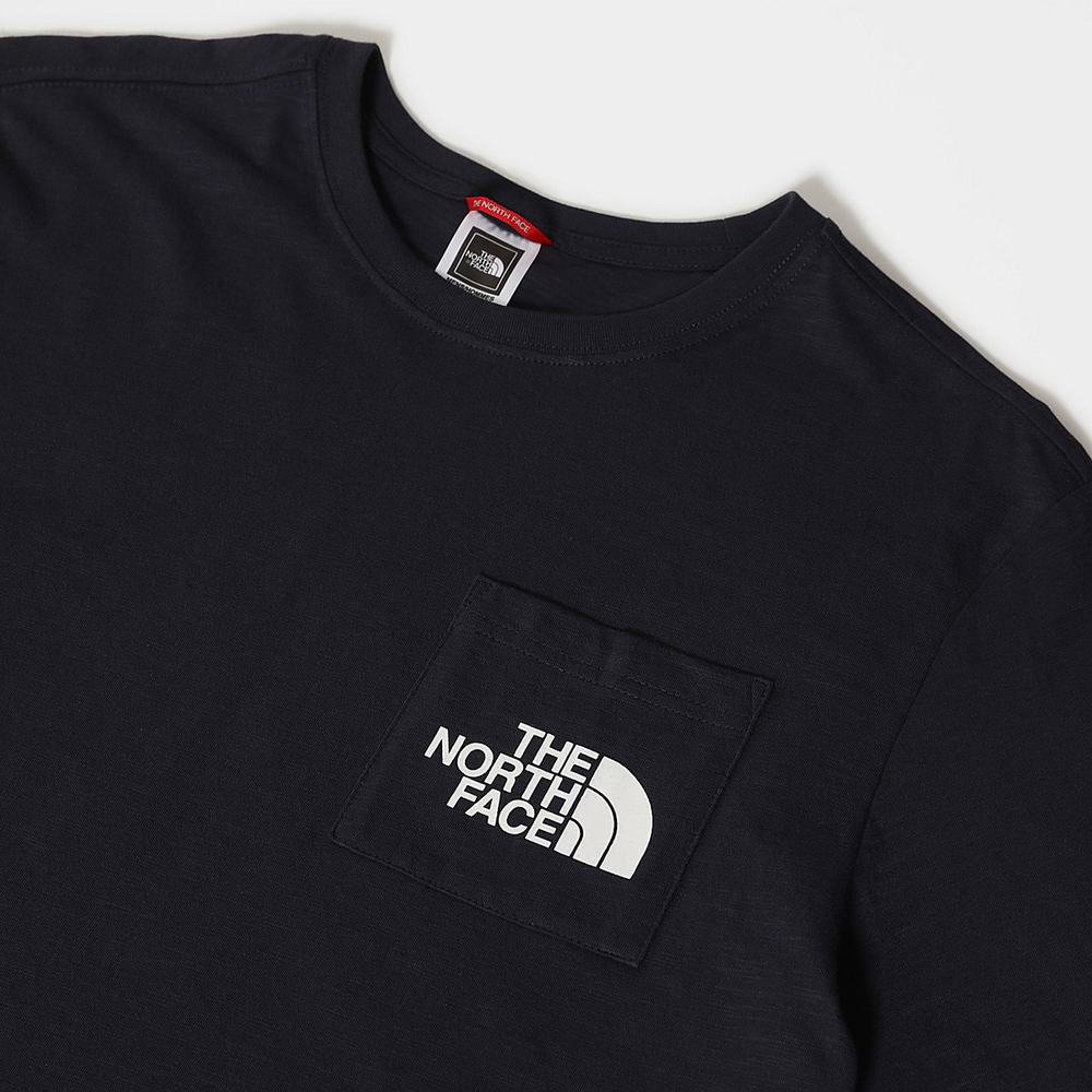 Tricko The North Face Long-Sleeve Tissaack Panske Námornícka Modrá | FBY-602438