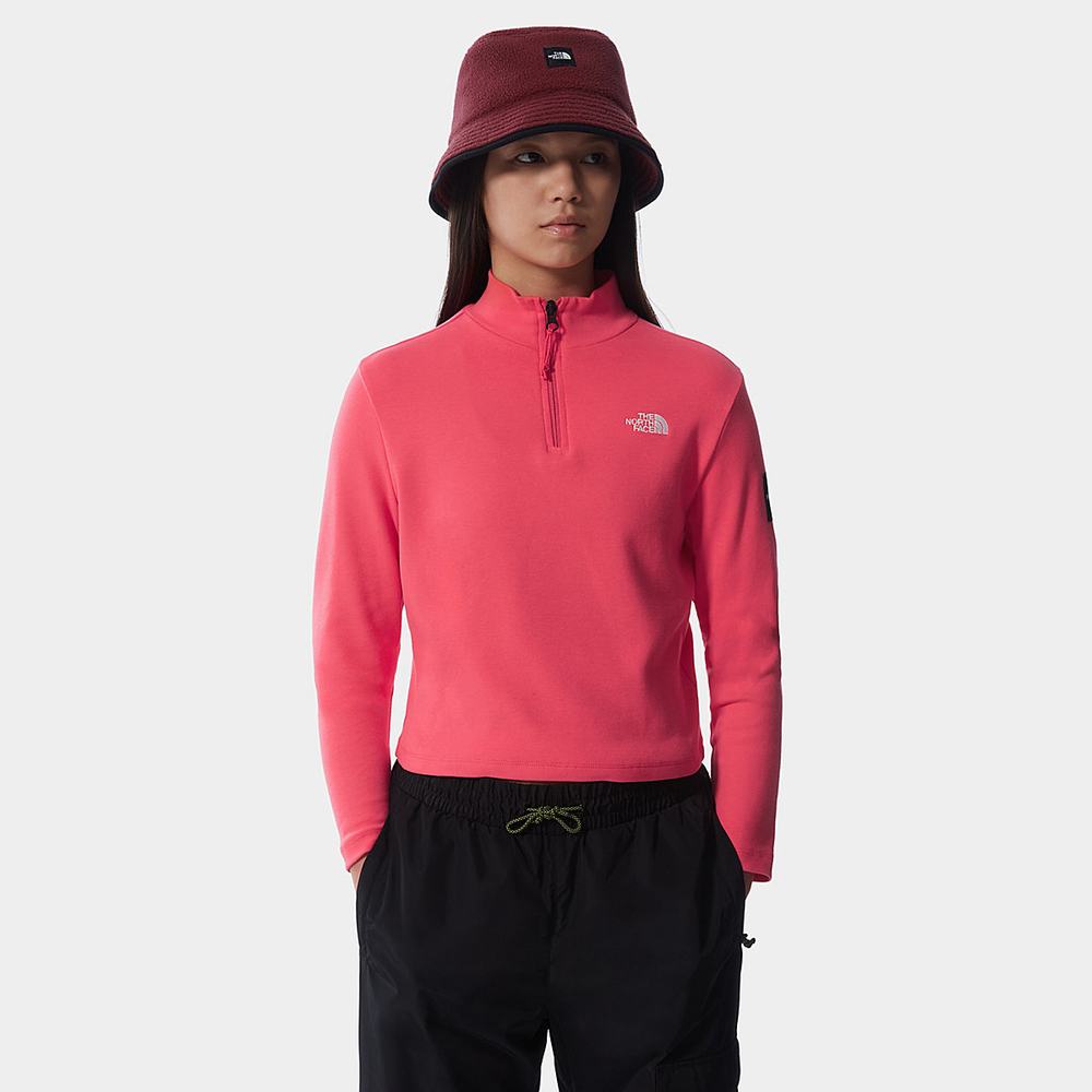 Tricko The North Face MTN ARCHIVES LONG-SLEEVE Damske Ruzove | RYZ-175394