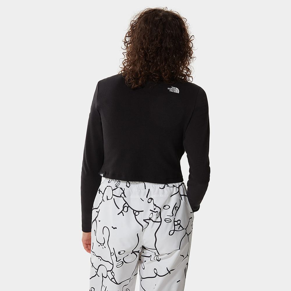 Tricko The North Face MTN ARCHIVES LONG-SLEEVE Damske Čierne | XUC-785302