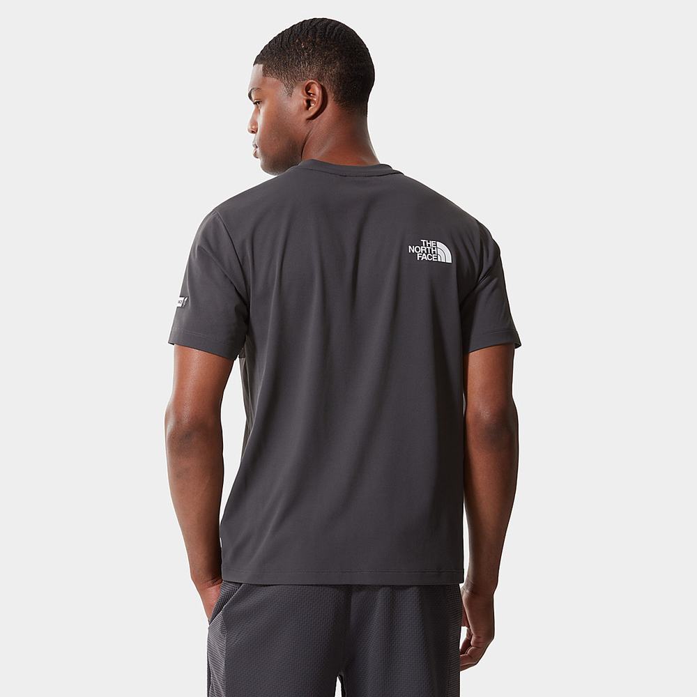 Tricko The North Face Mountain Athletics Hybrid Panske Siva Čierne | MAH-570932