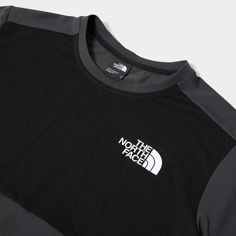 Tricko The North Face Mountain Athletics Hybrid Panske Siva Čierne | MAH-570932
