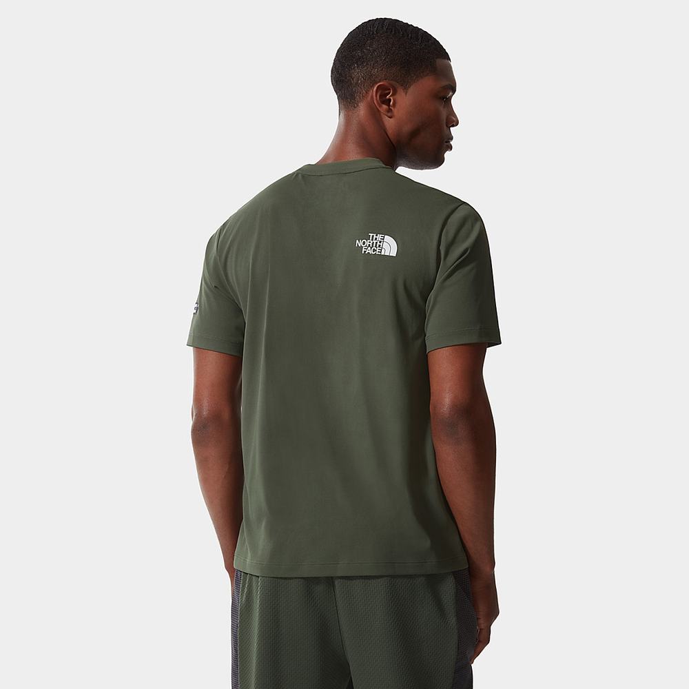 Tricko The North Face Mountain Athletics Hybrid Panske Čierne | MRX-863154
