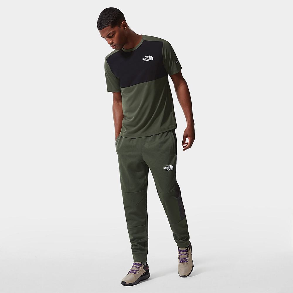 Tricko The North Face Mountain Athletics Hybrid Panske Čierne | MRX-863154