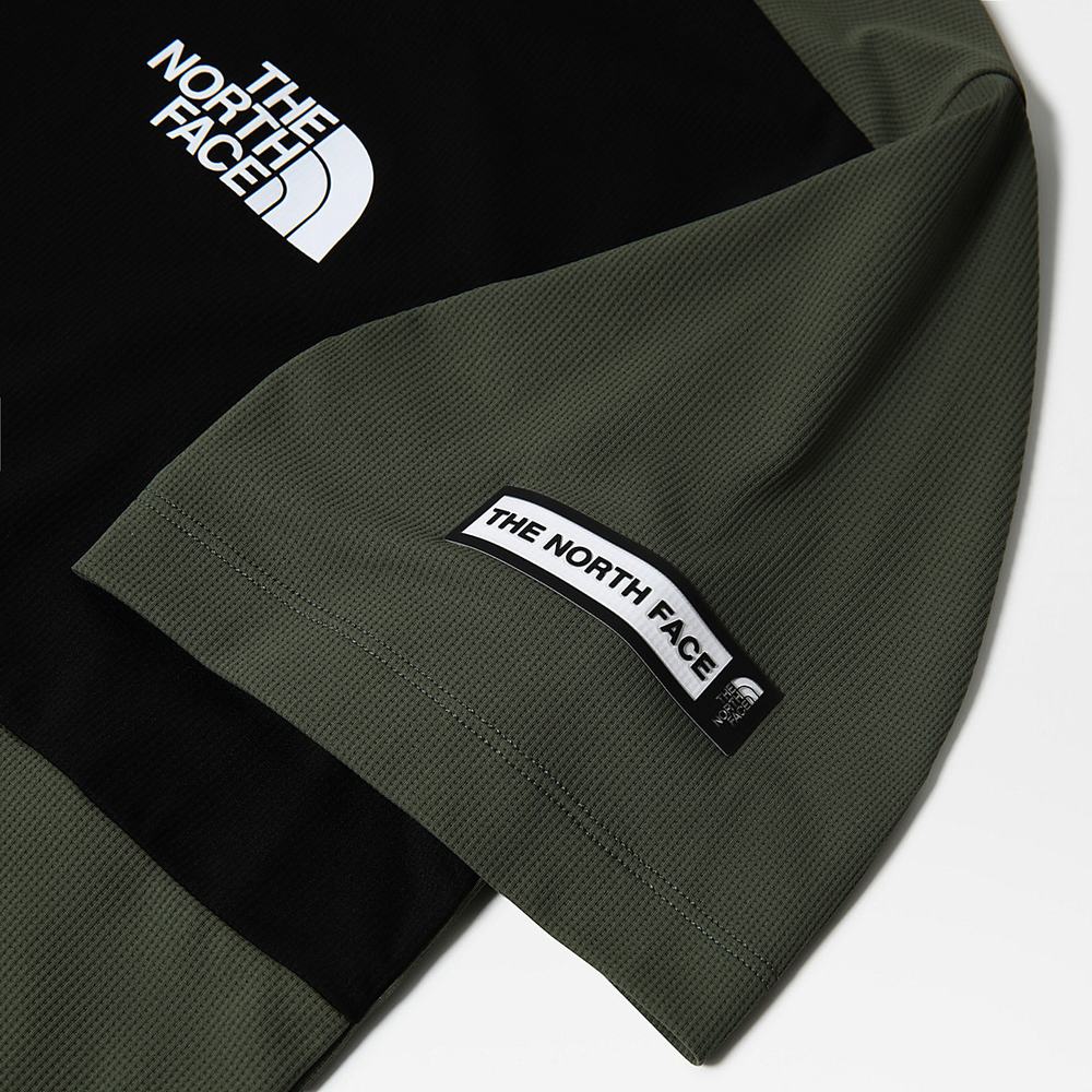Tricko The North Face Mountain Athletics Hybrid Panske Čierne | MRX-863154