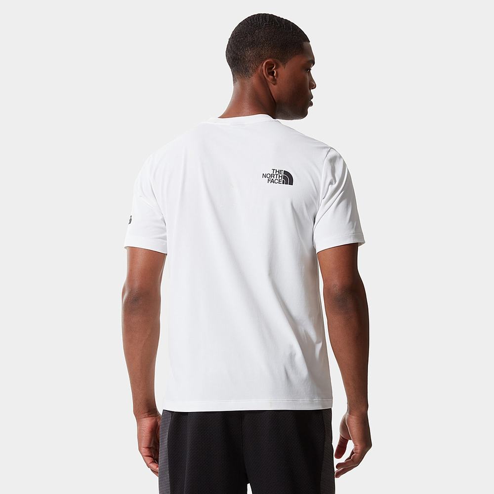 Tricko The North Face Mountain Athletics Hybrid Panske Biele Čierne | PRL-135698