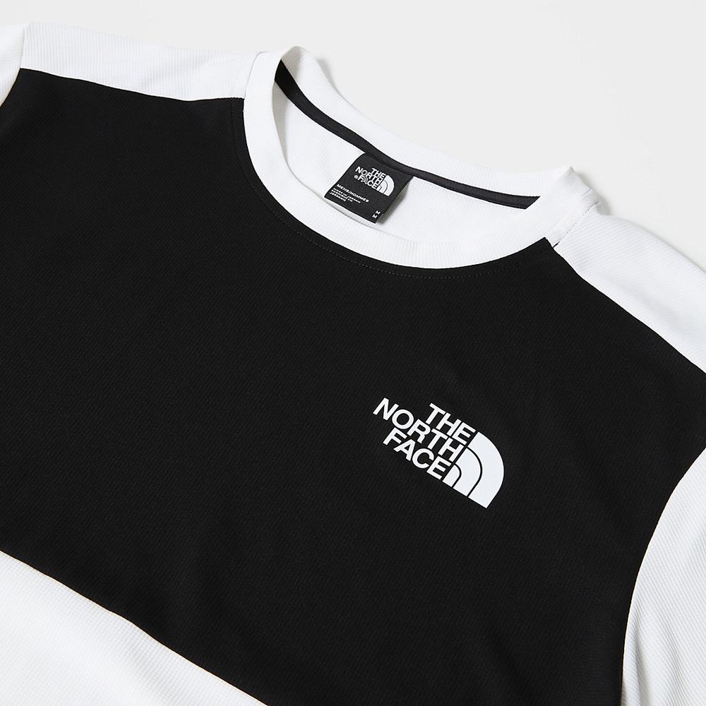 Tricko The North Face Mountain Athletics Hybrid Panske Biele Čierne | PRL-135698