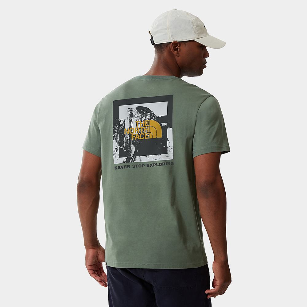 Tricko The North Face New Climb Panske Zelene | DCG-723695