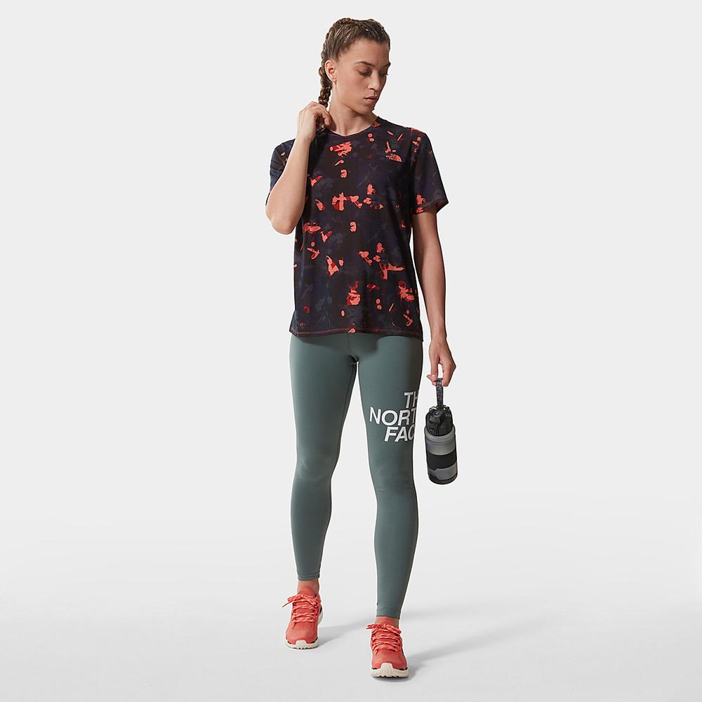 Tricko The North Face Printed Wander Damske Oranžové | SJO-407198