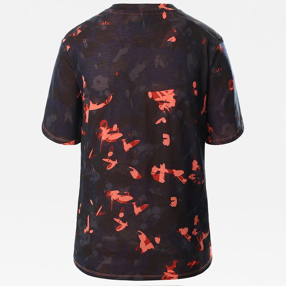 Tricko The North Face Printed Wander Damske Oranžové | SJO-407198
