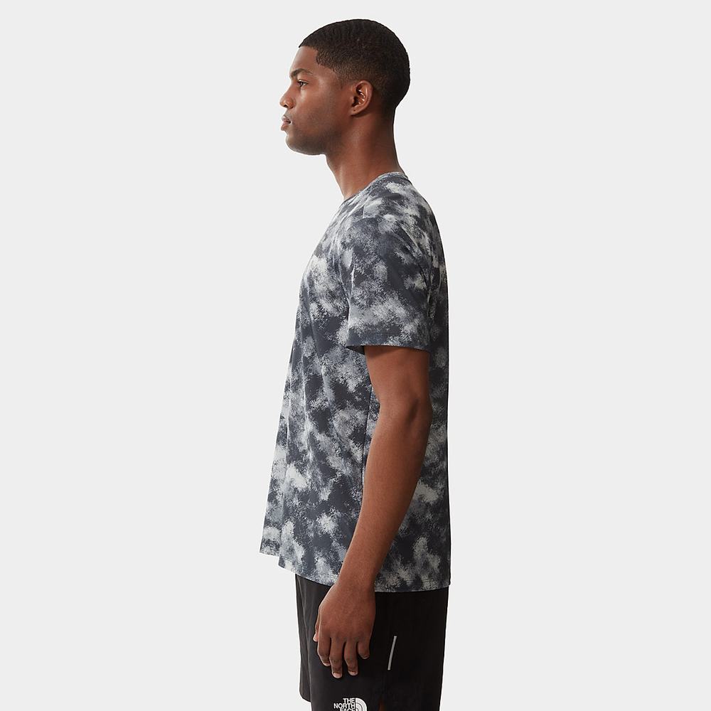 Tricko The North Face Printed Wander Kratke-Sleeve Panske Siva Maskacove | AEZ-630127