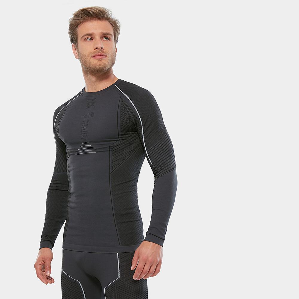 Tricko The North Face Pro Long-Sleeve Panske Siva Čierne | ENV-145387
