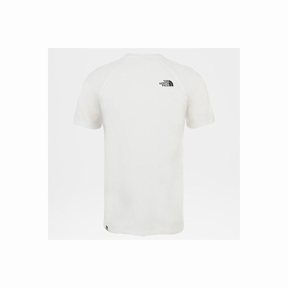 Tricko The North Face Raglan Redbox Panske Biele | BQL-271368