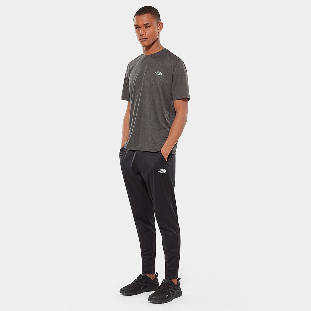 Tricko The North Face Reaxion Amp Panske Tmavo Siva | NQR-058246