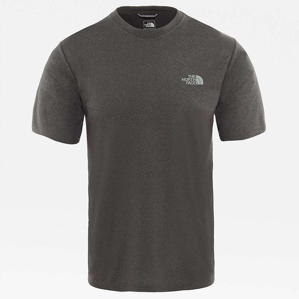 Tricko The North Face Reaxion Amp Panske Tmavo Siva | NQR-058246
