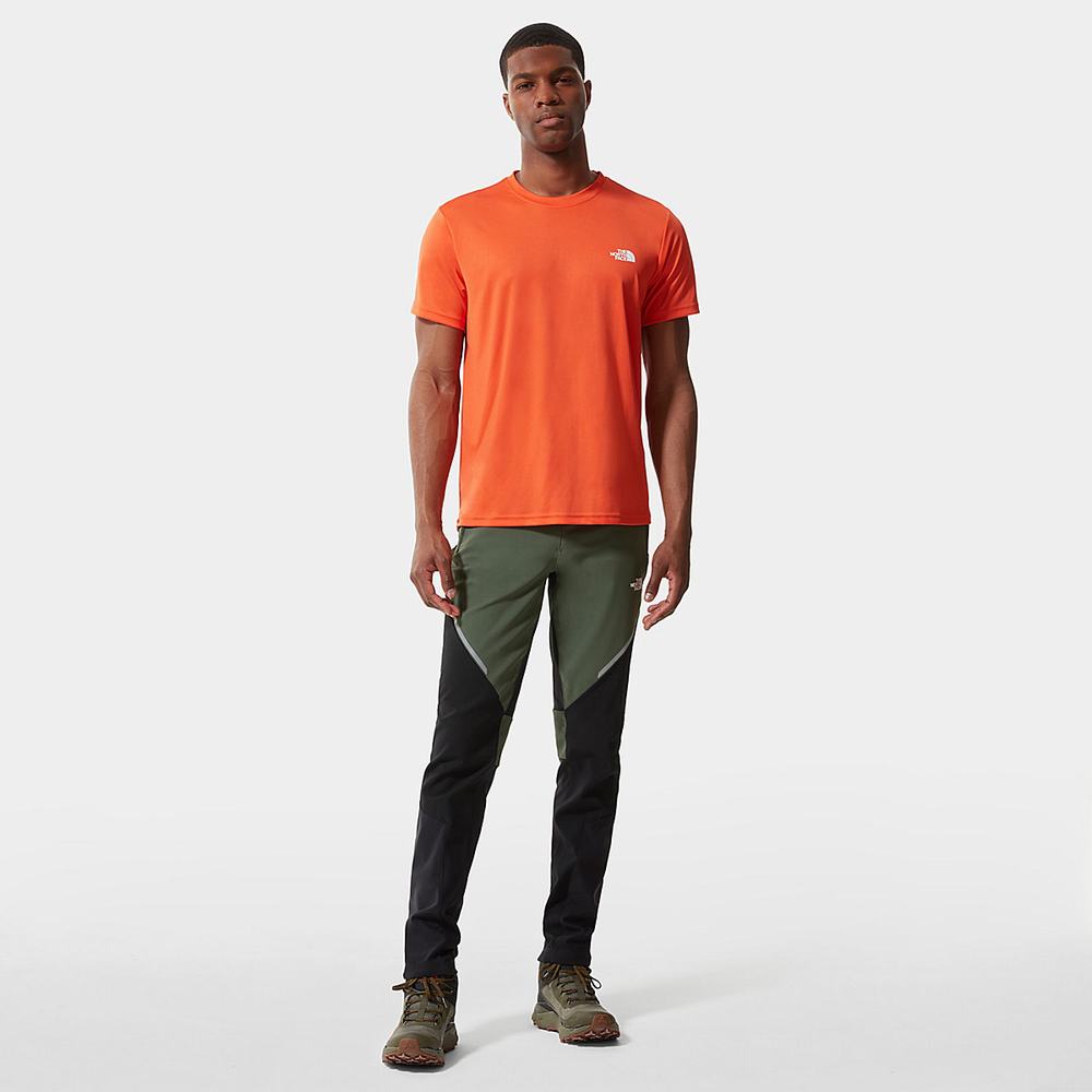 Tricko The North Face Reaxion Amp Panske Biele | UGX-658021