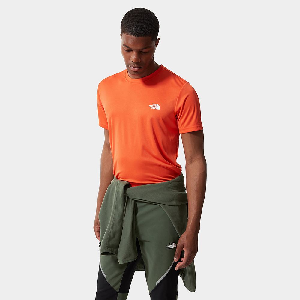 Tricko The North Face Reaxion Amp Panske Biele | UGX-658021