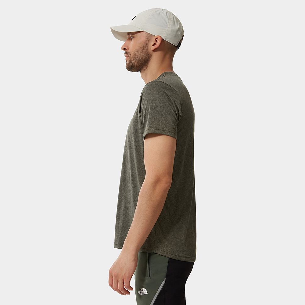 Tricko The North Face Reaxion Amp Panske Olivovo Zelená Zelene | UQT-497016