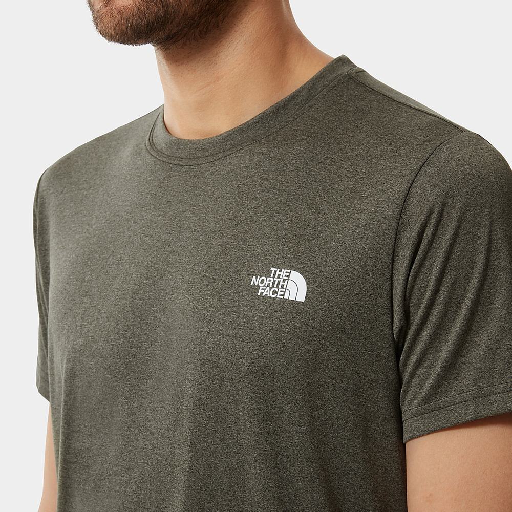 Tricko The North Face Reaxion Amp Panske Olivovo Zelená Zelene | UQT-497016