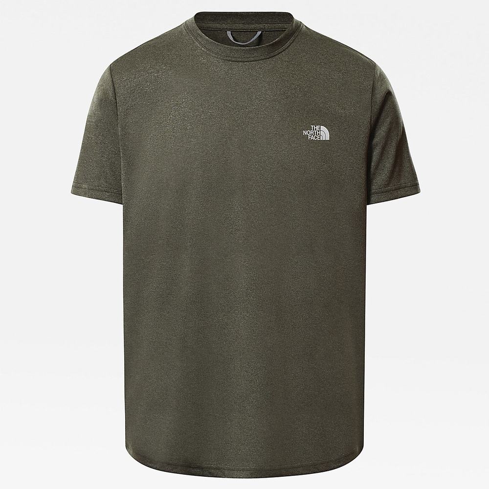 Tricko The North Face Reaxion Amp Panske Olivovo Zelená Zelene | UQT-497016