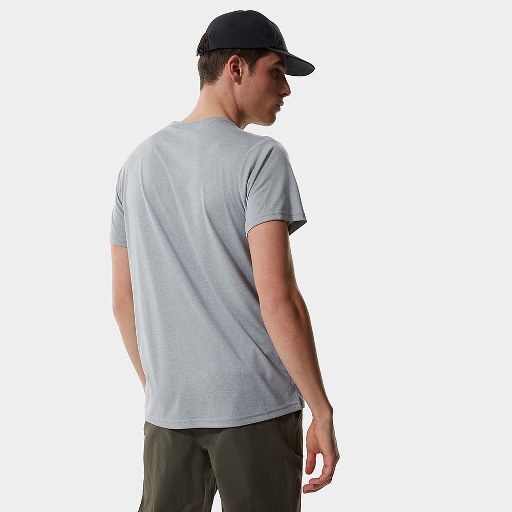 Tricko The North Face Reaxion Amp Panske Siva | UWS-413870