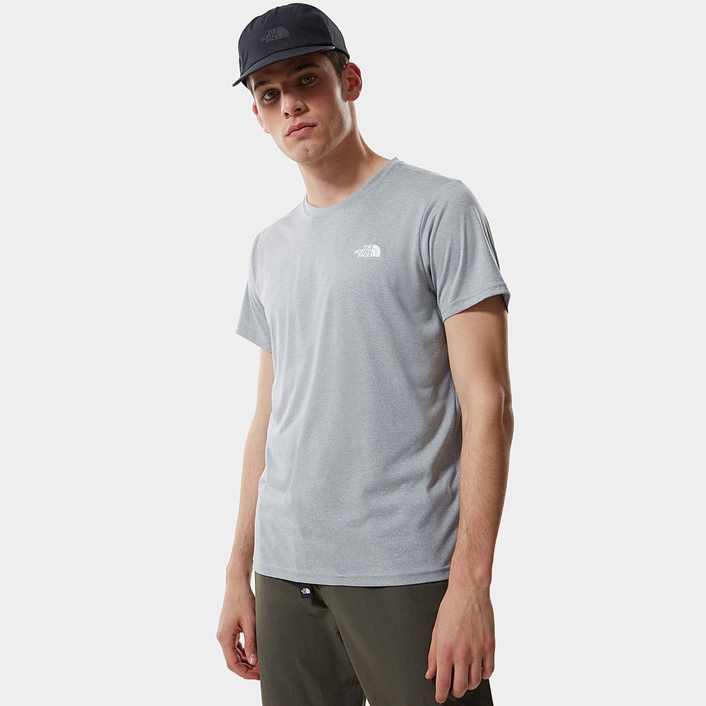 Tricko The North Face Reaxion Amp Panske Siva | UWS-413870