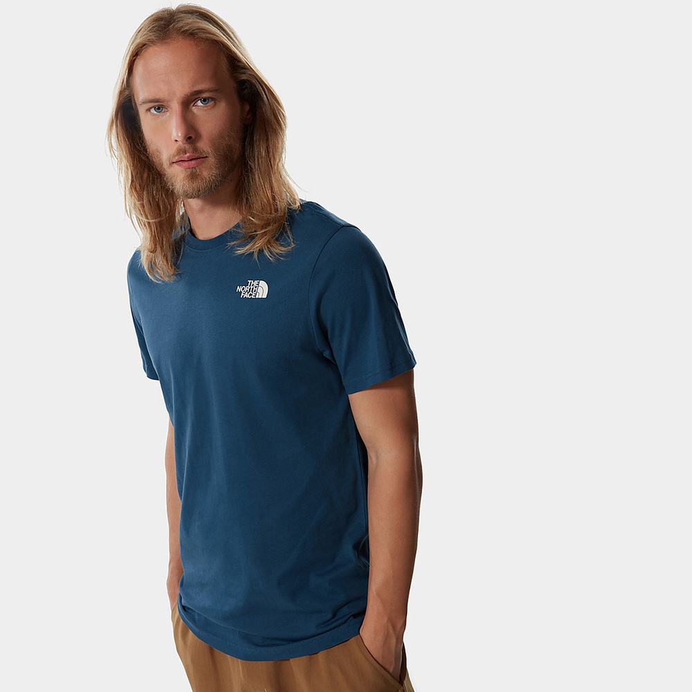 Tricko The North Face Redbox Celebration Panske Modre | QCM-591374