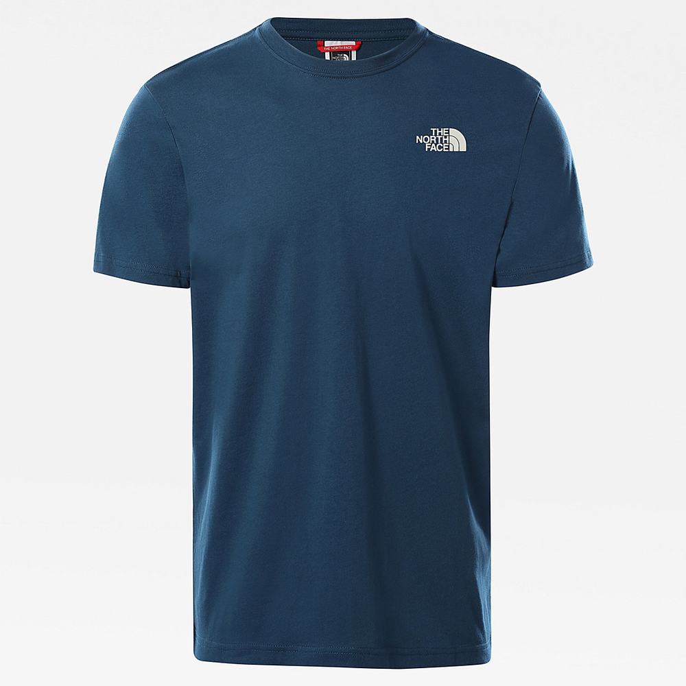 Tricko The North Face Redbox Celebration Panske Modre | QCM-591374