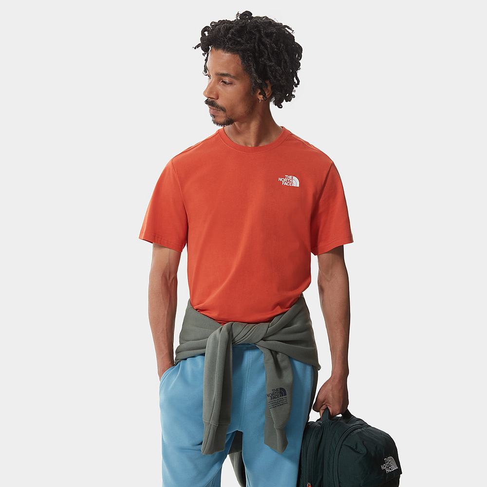 Tricko The North Face Redbox Panske Modre Siva | LNT-748216
