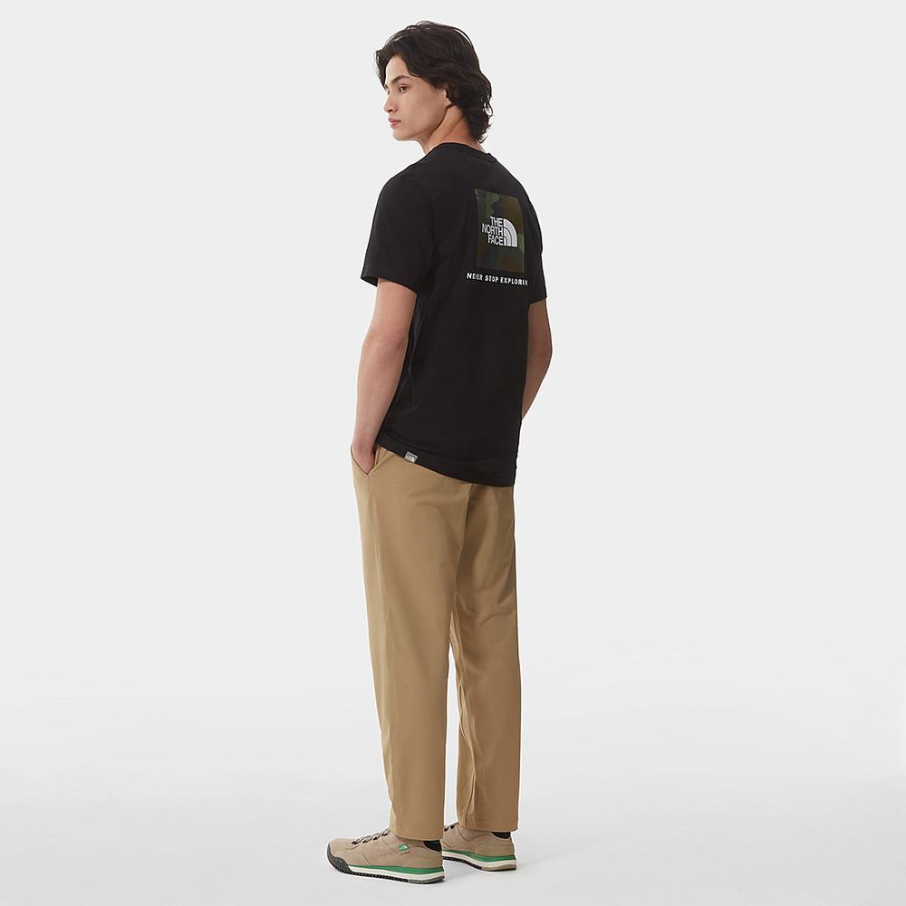 Tricko The North Face Redbox Panske Čierne Maskacove | FKM-720435