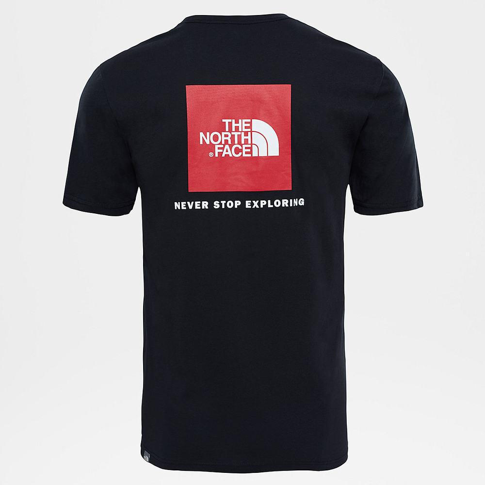 Tricko The North Face Redbox Panske Čierne | QEU-589614