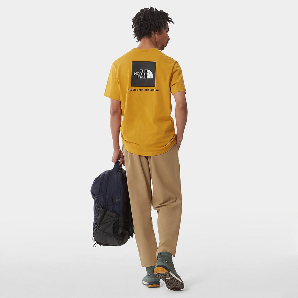 Tricko The North Face Redbox Panske Žlté | SCU-502694