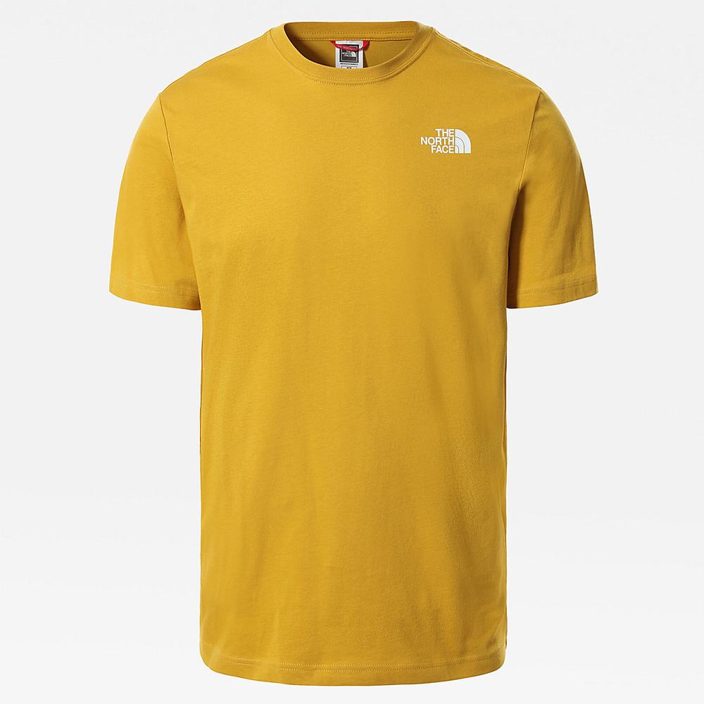 Tricko The North Face Redbox Panske Žlté | SCU-502694