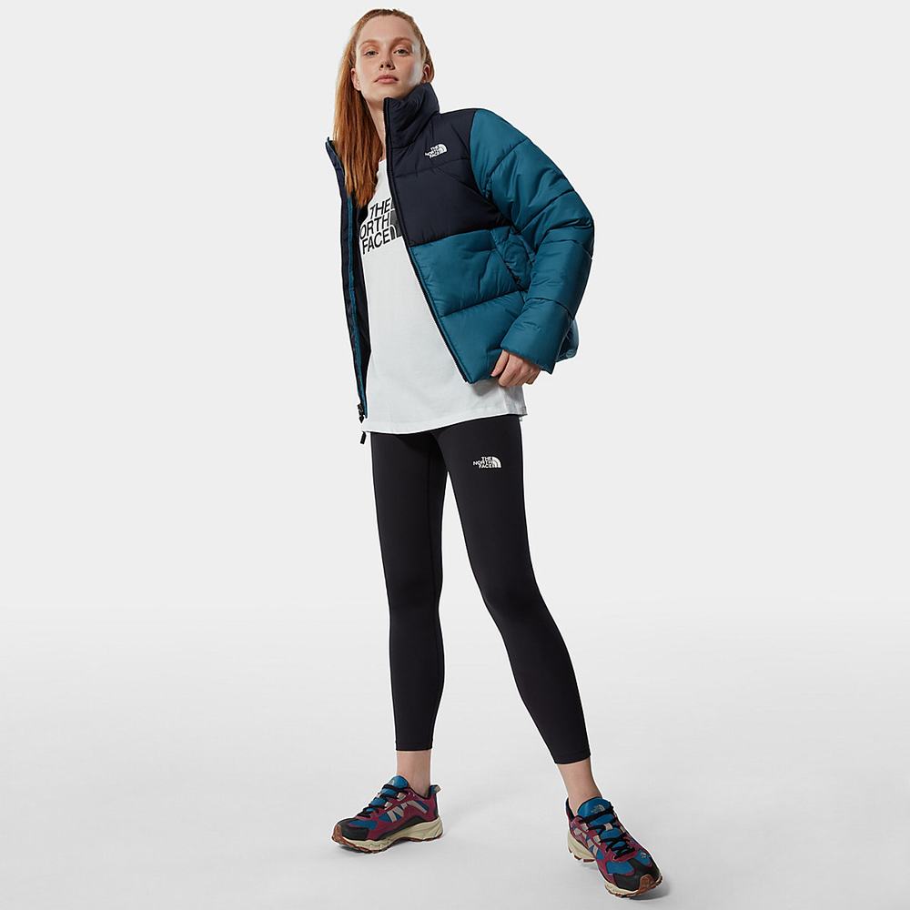 Tricko The North Face Relaxed Easy Damske Biele Čierne | CES-204917