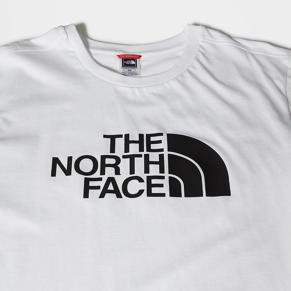 Tricko The North Face Relaxed Easy Damske Biele Čierne | CES-204917