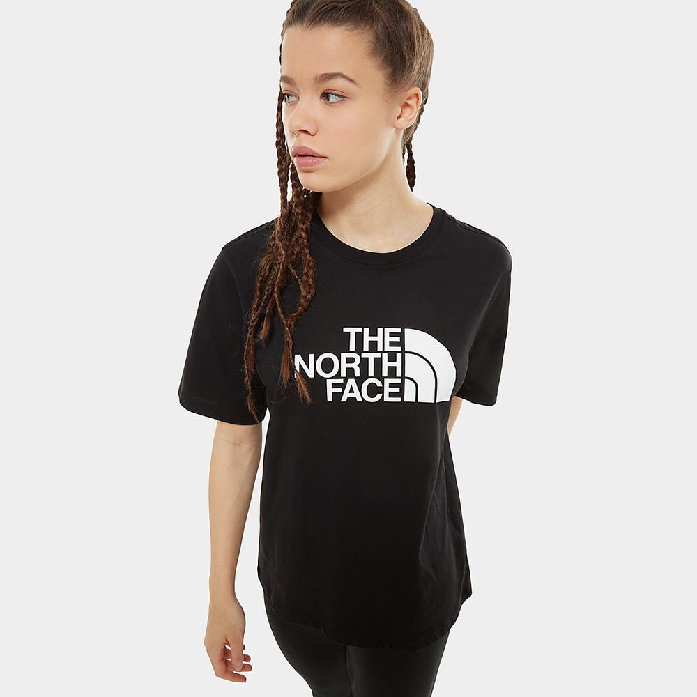 Tricko The North Face Relaxed Easy Damske Čierne | IBQ-264573