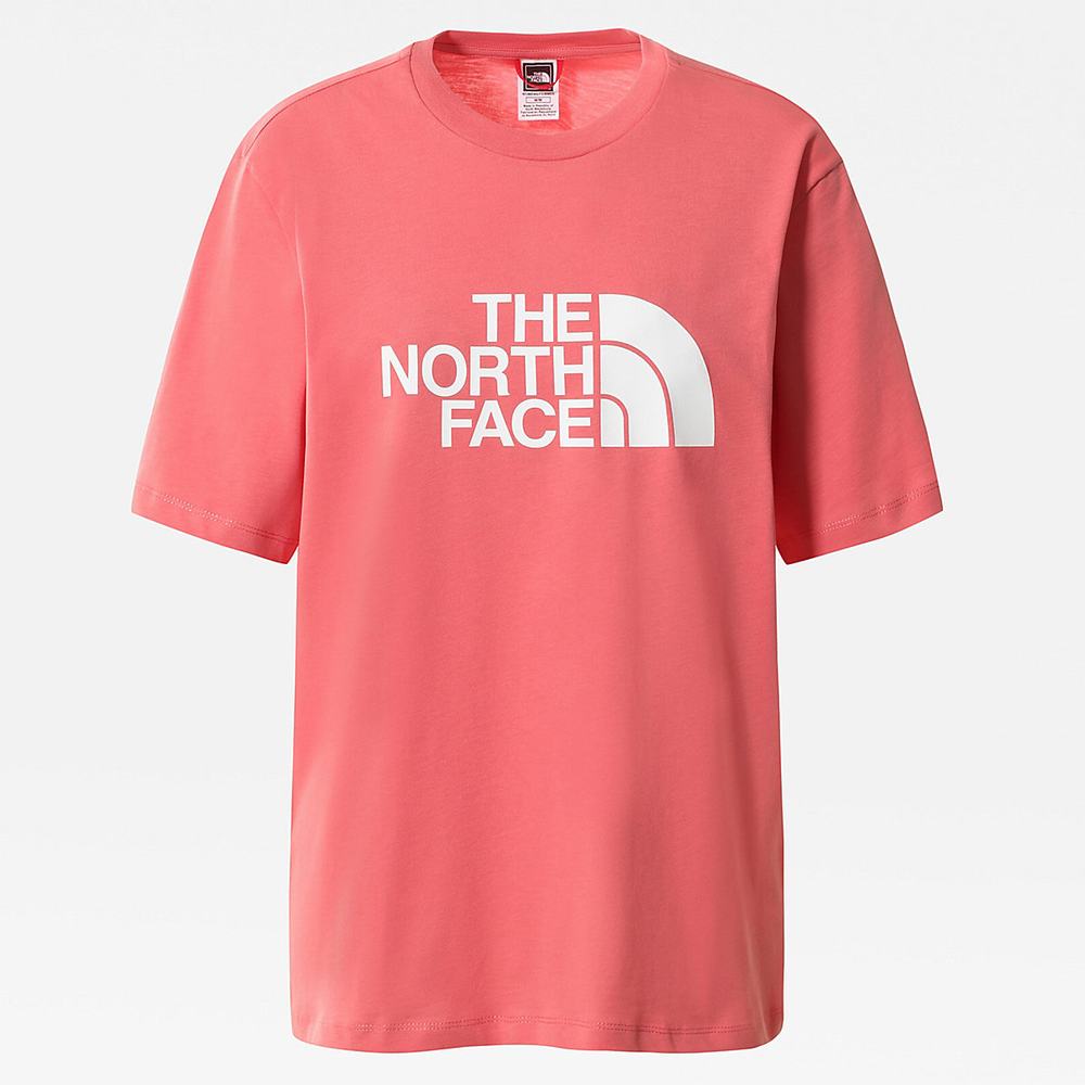 Tricko The North Face Relaxed Easy Damske Ruzove | RUV-236071