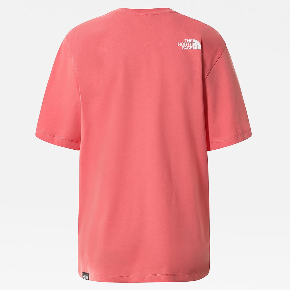 Tricko The North Face Relaxed Easy Damske Ruzove | RUV-236071