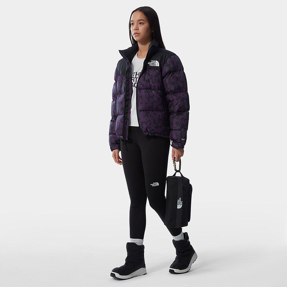 Tricko The North Face Relaxed Easy Damske Biele Nachový Leopardie | XWD-872549