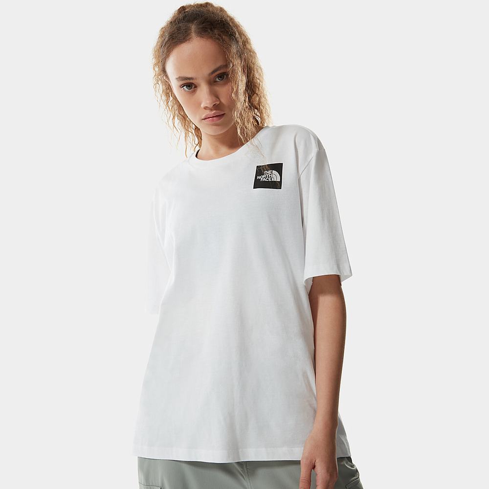 Tricko The North Face Relaxed Fine Damske Biele | FRV-542638