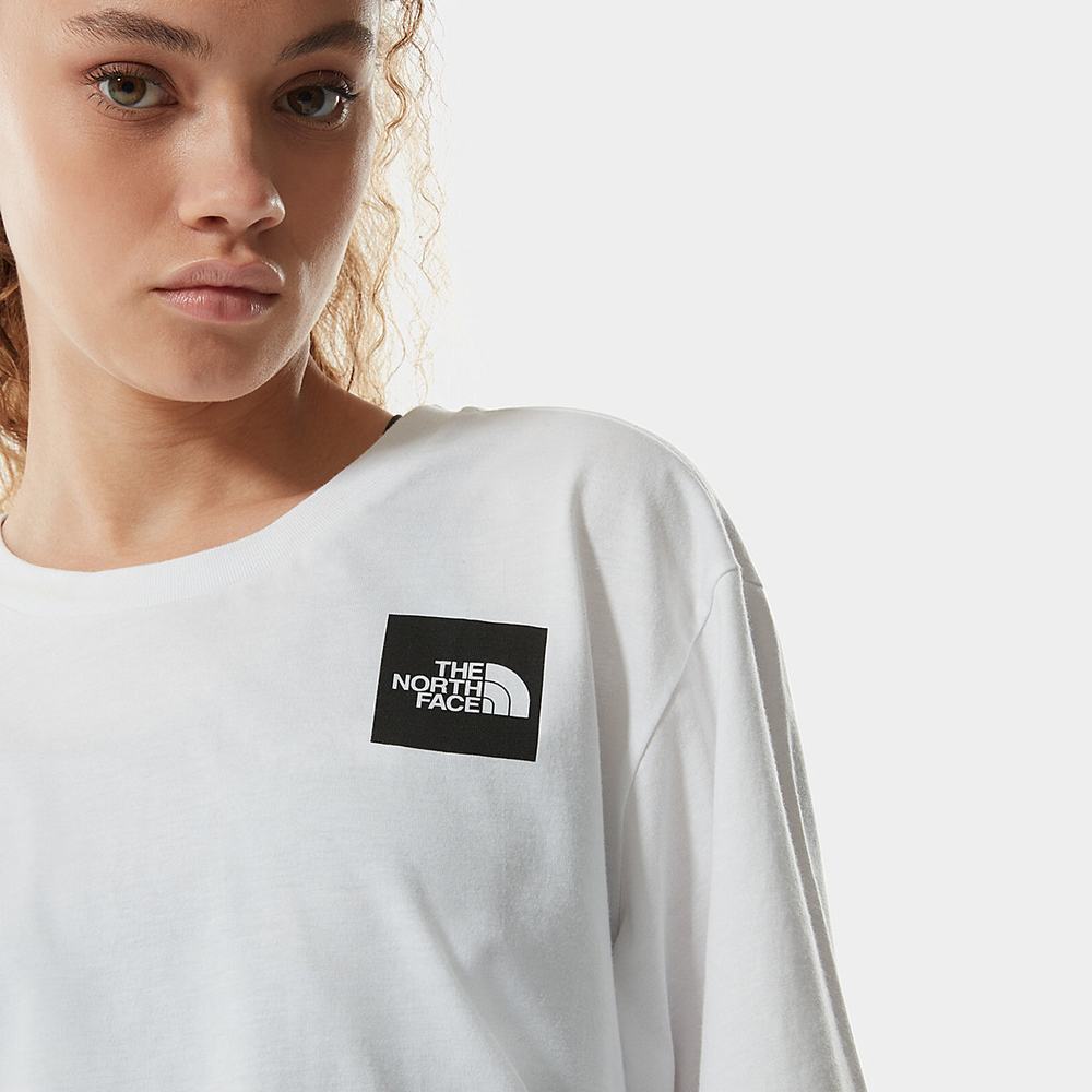 Tricko The North Face Relaxed Fine Damske Biele | FRV-542638