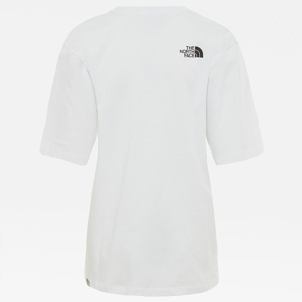 Tricko The North Face Relaxed Fine Damske Biele | FRV-542638