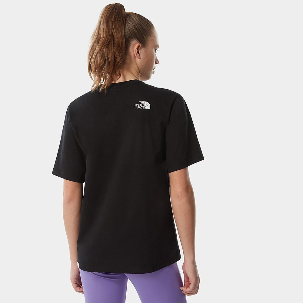 Tricko The North Face Relaxed Fine Damske Čierne | ZMY-295107