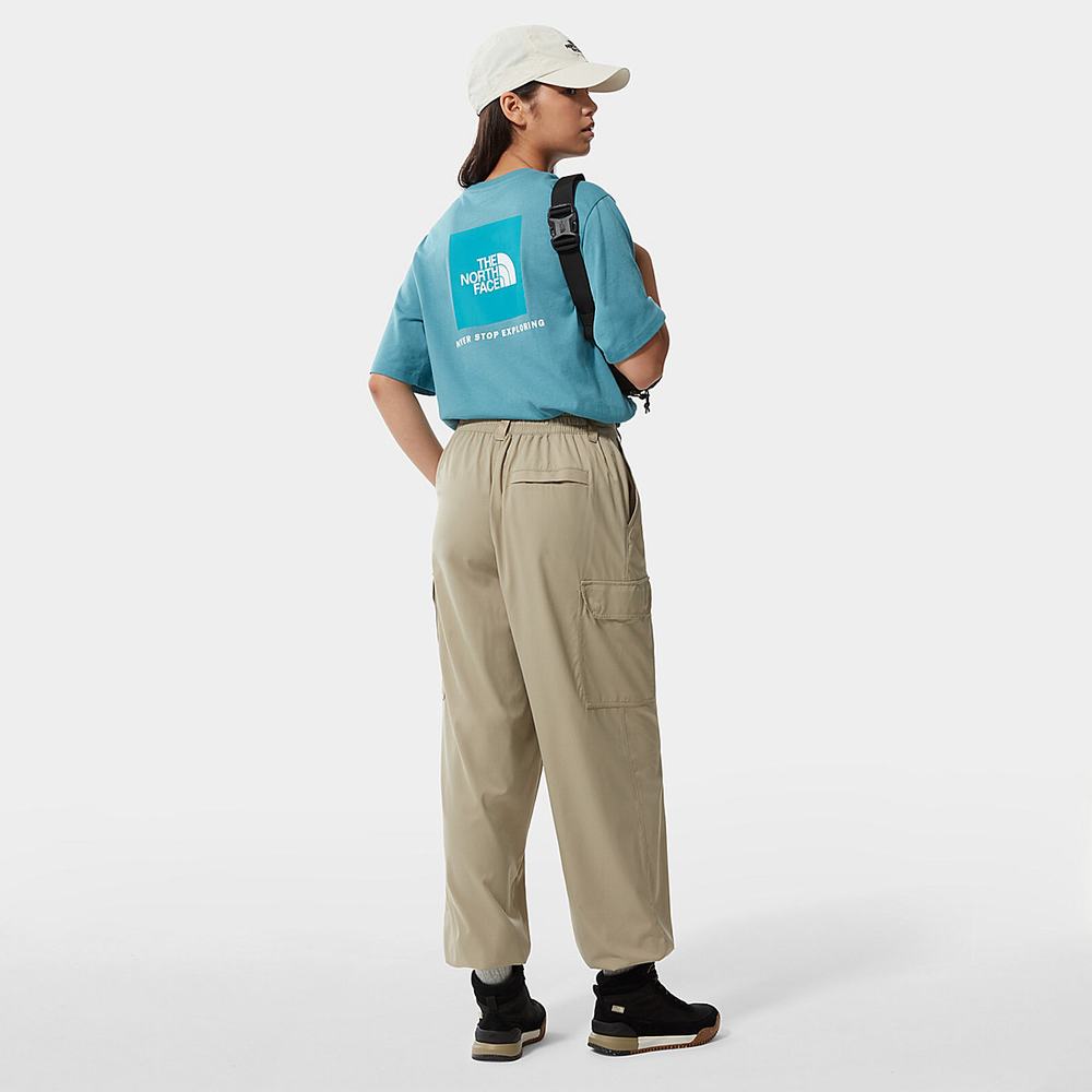 Tricko The North Face Relaxed Redbox Damske Modre | DGK-734091