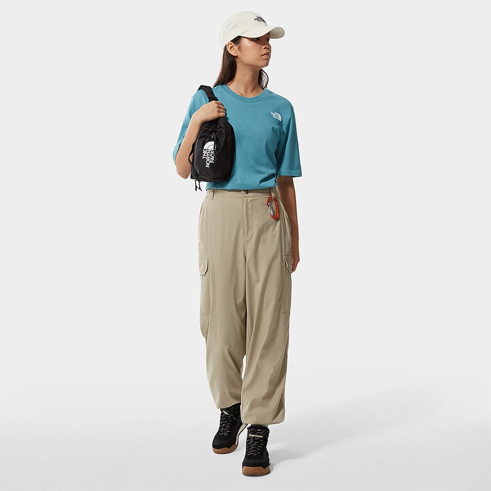 Tricko The North Face Relaxed Redbox Damske Modre | DGK-734091