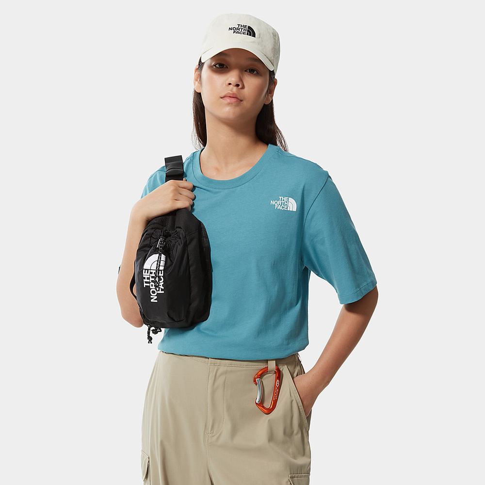 Tricko The North Face Relaxed Redbox Damske Modre | DGK-734091